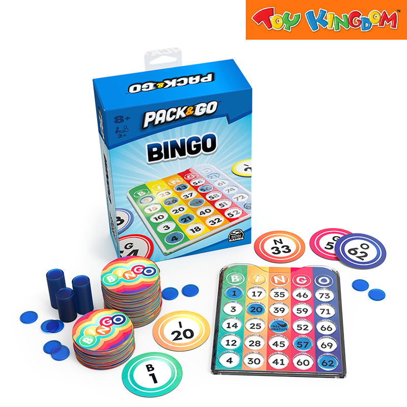 Spin Master Games Pack & Go Bingo Playset