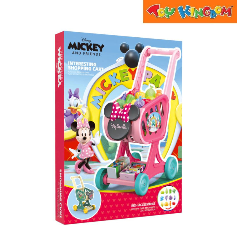 Disney Jr. Mickey And Friends Minnie Interesting Shopping Cart Rich Accessories