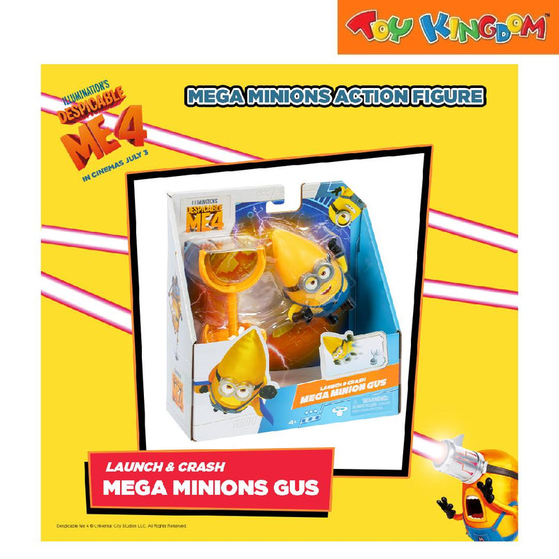 Despicable Me 4 Launch & Crash Mega Minions Gus Action Figure