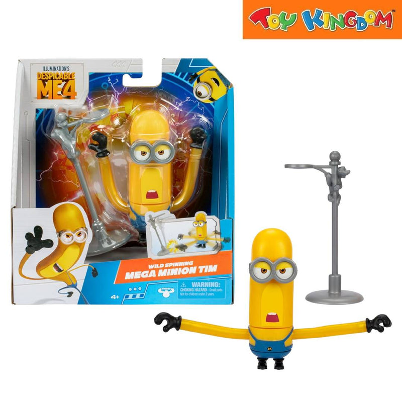 Despicable Me 4 Wild Spinning Mega Minions Tim Action Figure