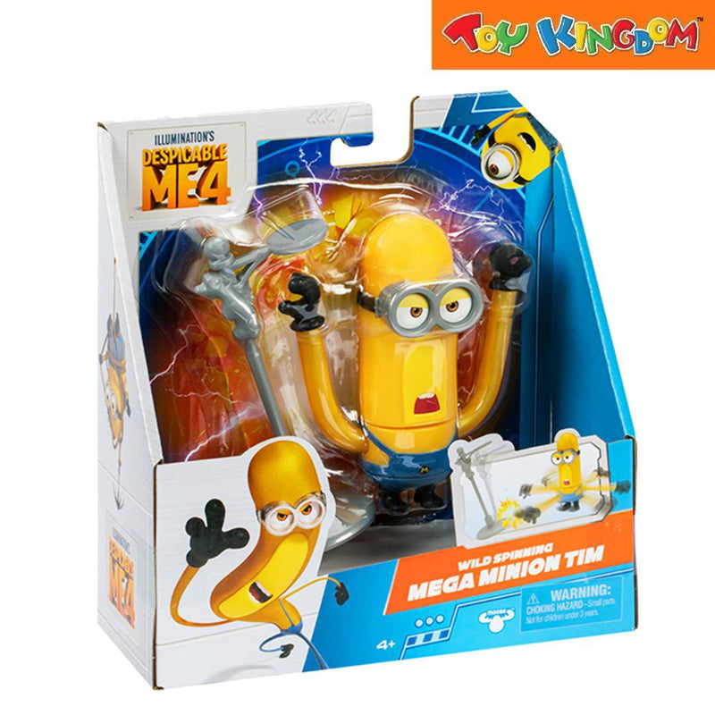 Despicable Me 4 Wild Spinning Mega Minions Tim Action Figure