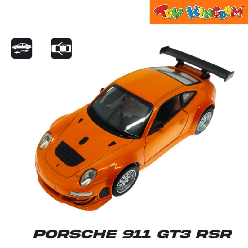 Metal Speed Zone Porsche 911 GT3 RSR Orange Die-cast