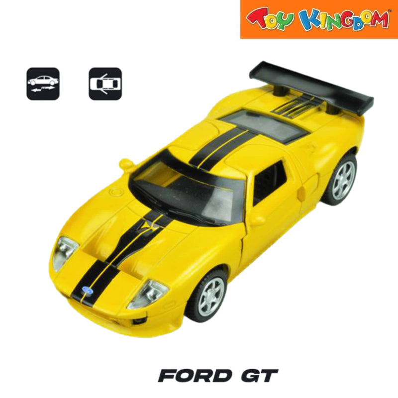 Metal Speed Zone Ford GT Yellow Die-cast