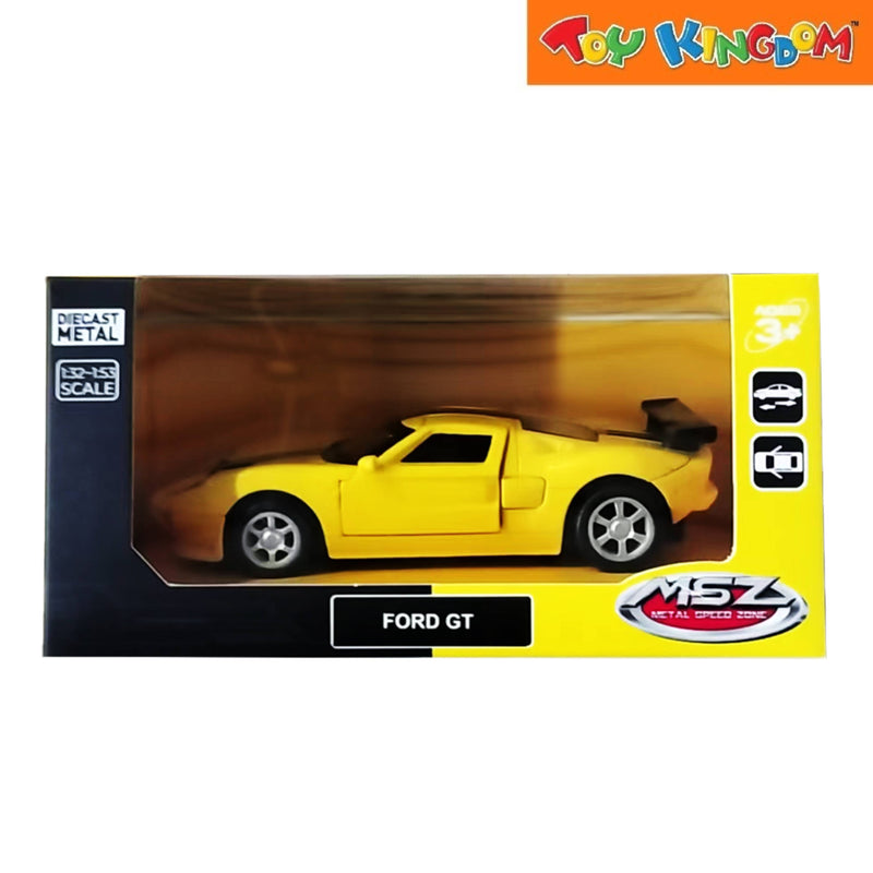 Metal Speed Zone Ford GT Yellow Die-cast