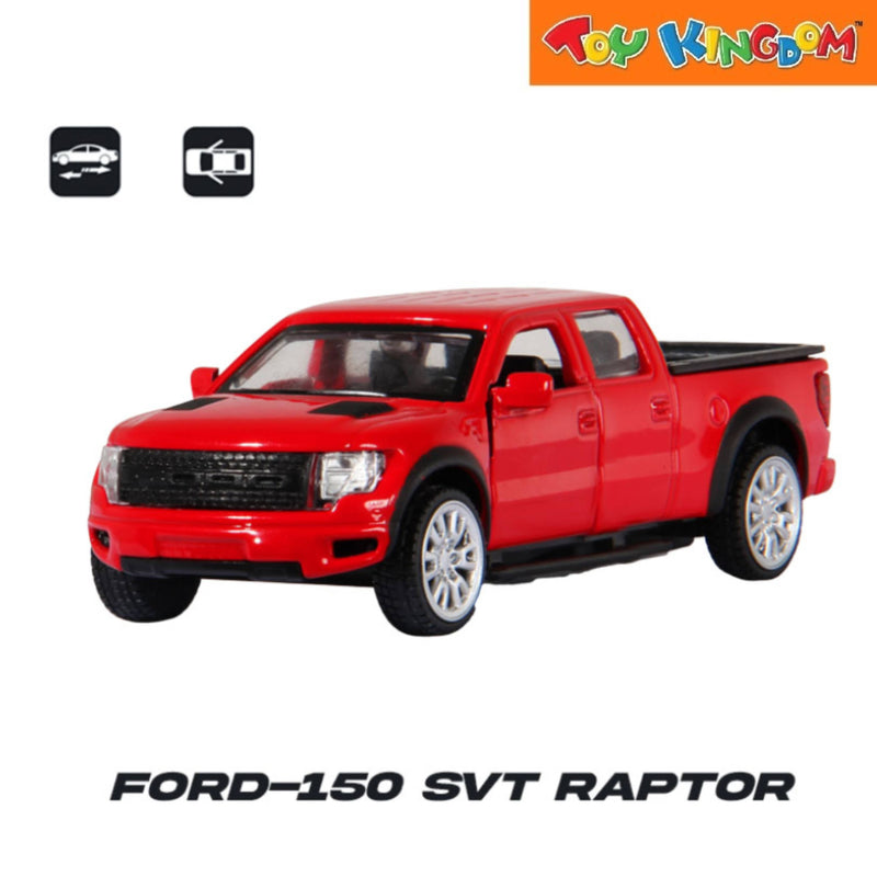 Metal Speed Zone Ford F150 SVT Raptor Red Die-cast