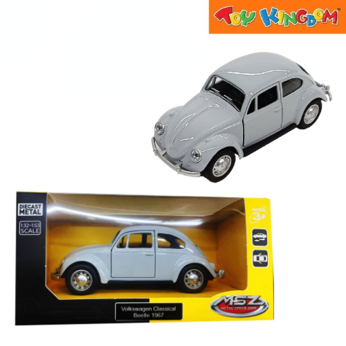 Metal Speed Zone Volkswagen Classical Beetle 1967 Grey Die-cast