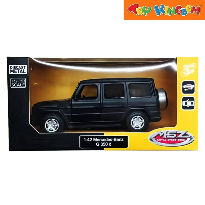 Metal Speed Zone Mercedes Benz G350D Black Die-cast