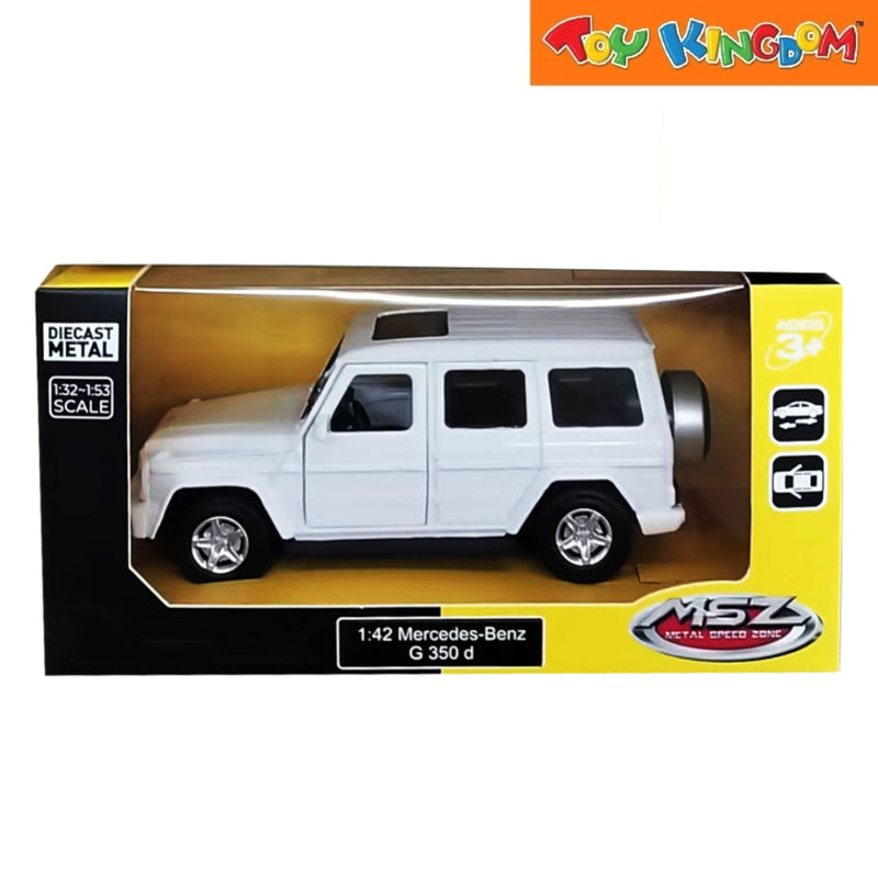 Metal Speed Zone Mercedes Benz G350D White Die-cast