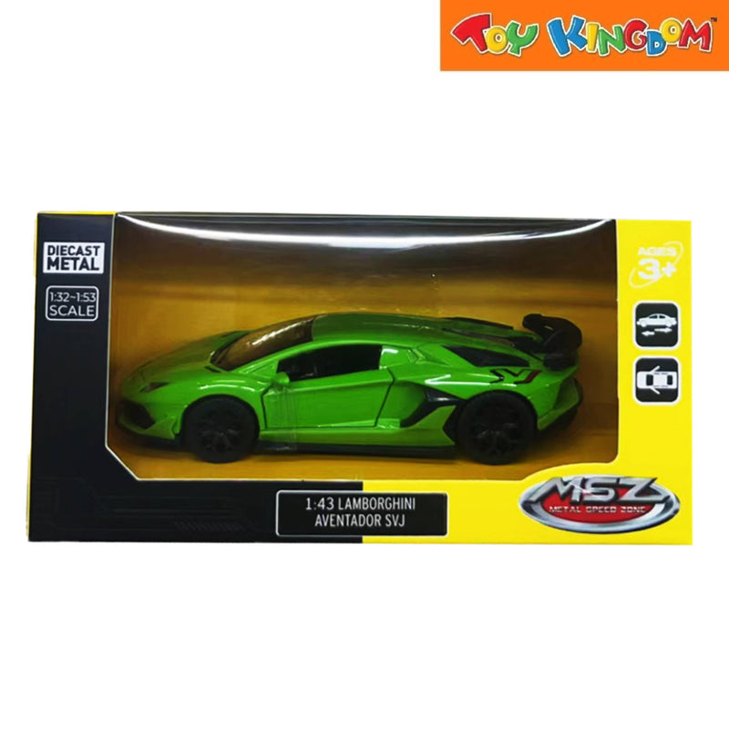 Metal Speed Zone Lamborghini Aventador SVJ Green Die-cast