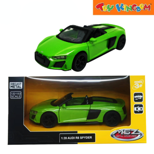 Metal Speed Zone Audi R8 Spyder Green Die-cast