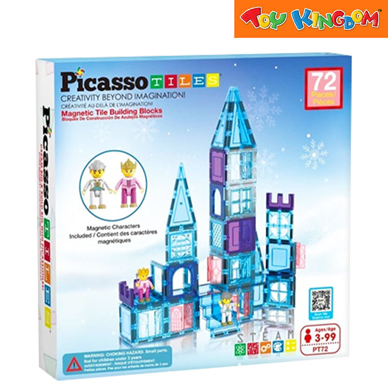 Picasso Tiles 72pcs Magnetic Tiles Building Blocks