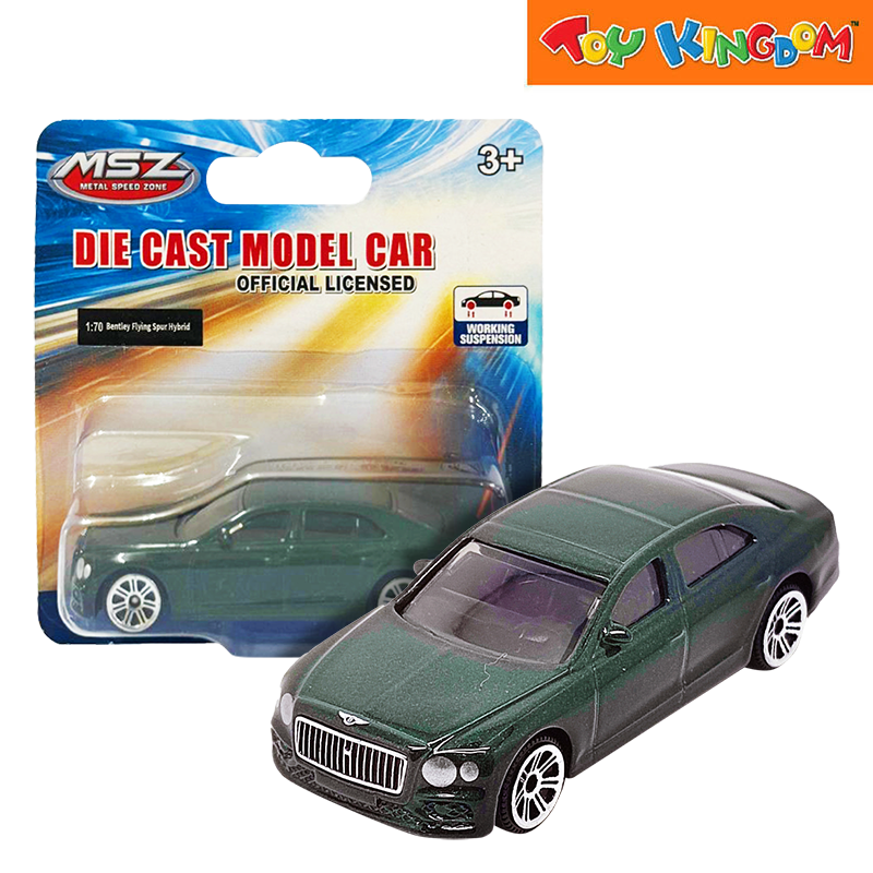 Metal Speed Zone 1:70 Bentley Flying Spur Hybrid Green Die-cast