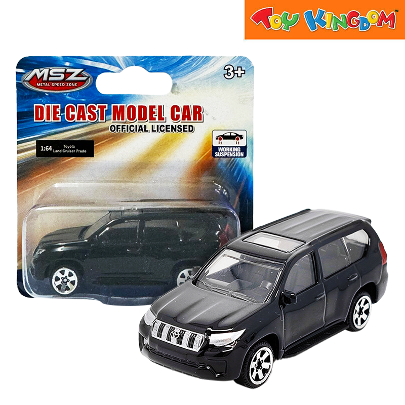 Metal Speed Zone 1:64 Toyota Land Cruiser Prado Black Die-cast