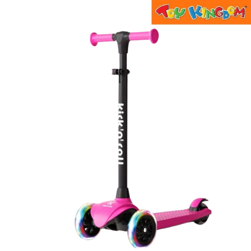 Kick N Roll K6 Pink Three Wheels Foldable Kids Scooter