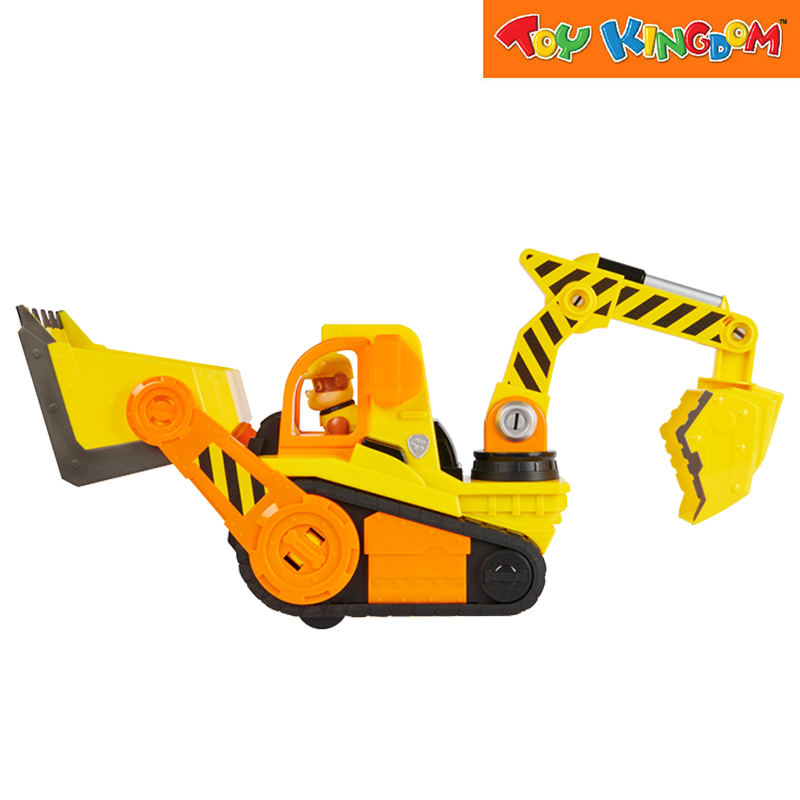 Paw Patrol Rubble & Crew Bark Yard Deluxe Bulldozer Construction Vehicle