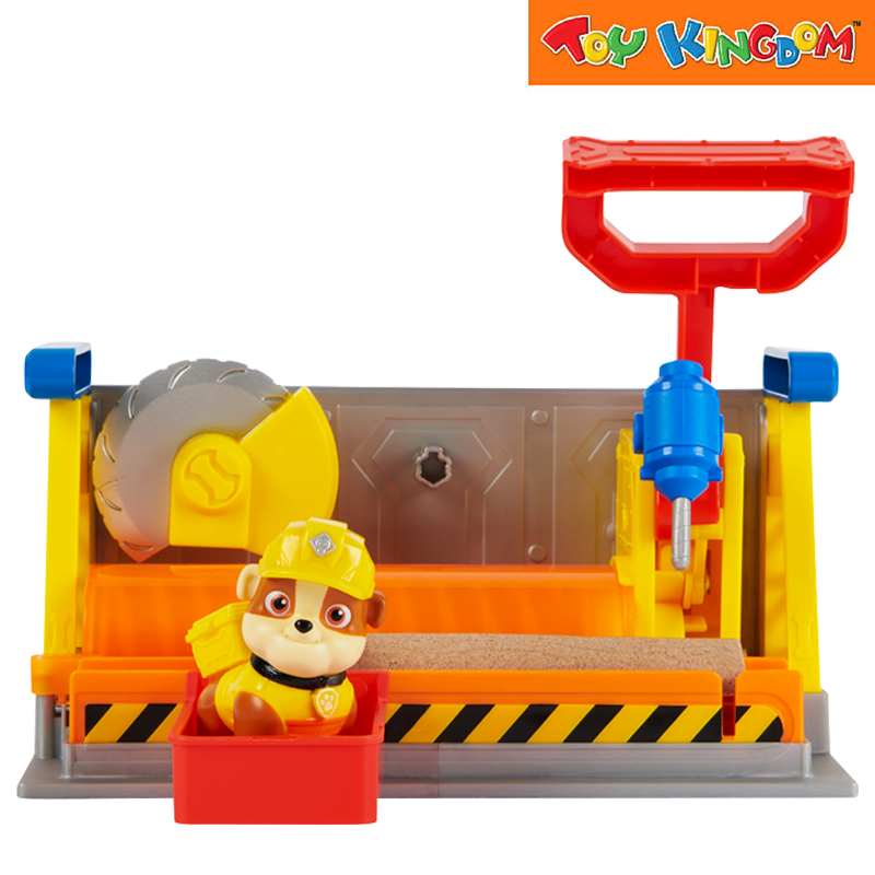 Paw Patrol Rubble Crew Rubble s Workshop Playset Toy Kingdom