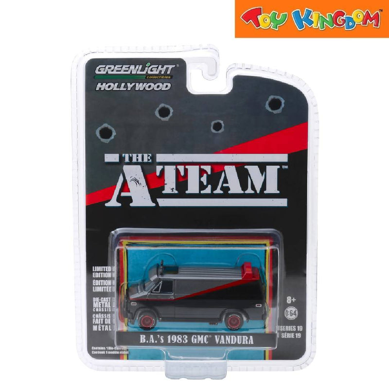 GreenLight Hollywood Series 19 The A Team 1:64 B.A.'s 1983 GMC Vandura Die-cast