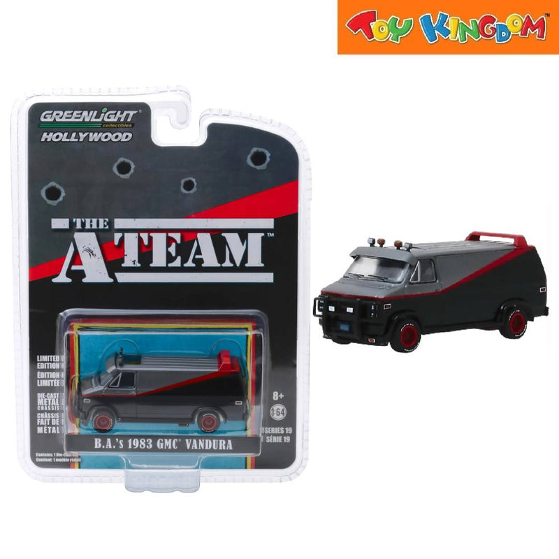 GreenLight Hollywood Series 19 The A Team 1:64 B.A.'s 1983 GMC Vandura Die-cast