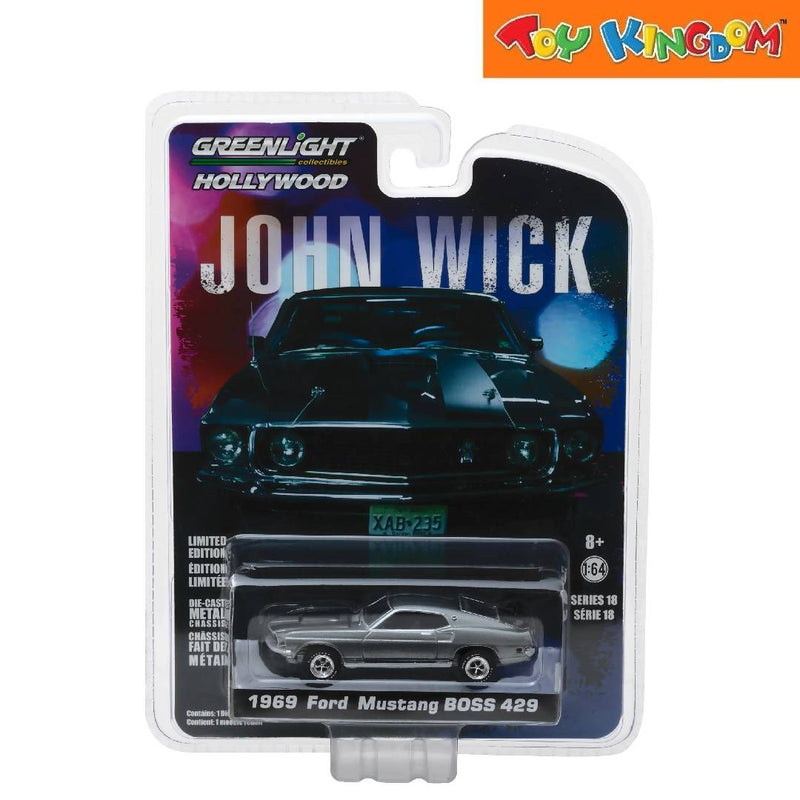 GreenLight 1:64 John Wick 1969 Ford Mustang BOSS 429 Die-cast