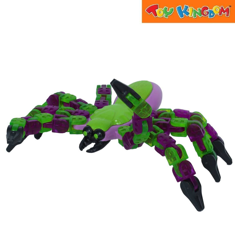 Zing Klixx Creaturez Spider Green Action Figure