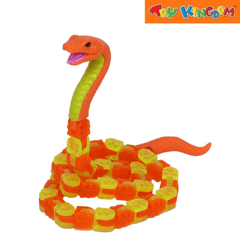 Zing Klixx Creaturez Python Orange Action Figure