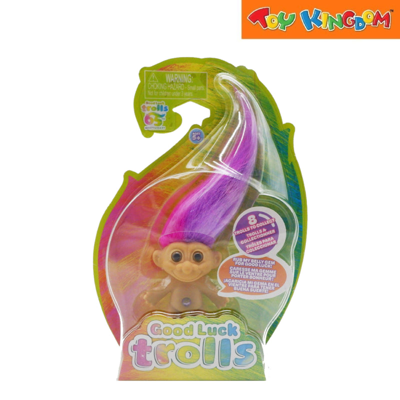 Head Start 65th Anniversary Good Luck Trolls Spiritual Fuchsia Purple Hair Troll