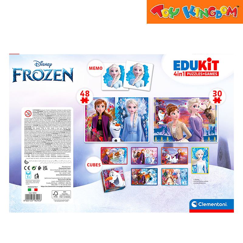 Clementoni Disney Frozen Edukit 4in1 Puzzle & Game