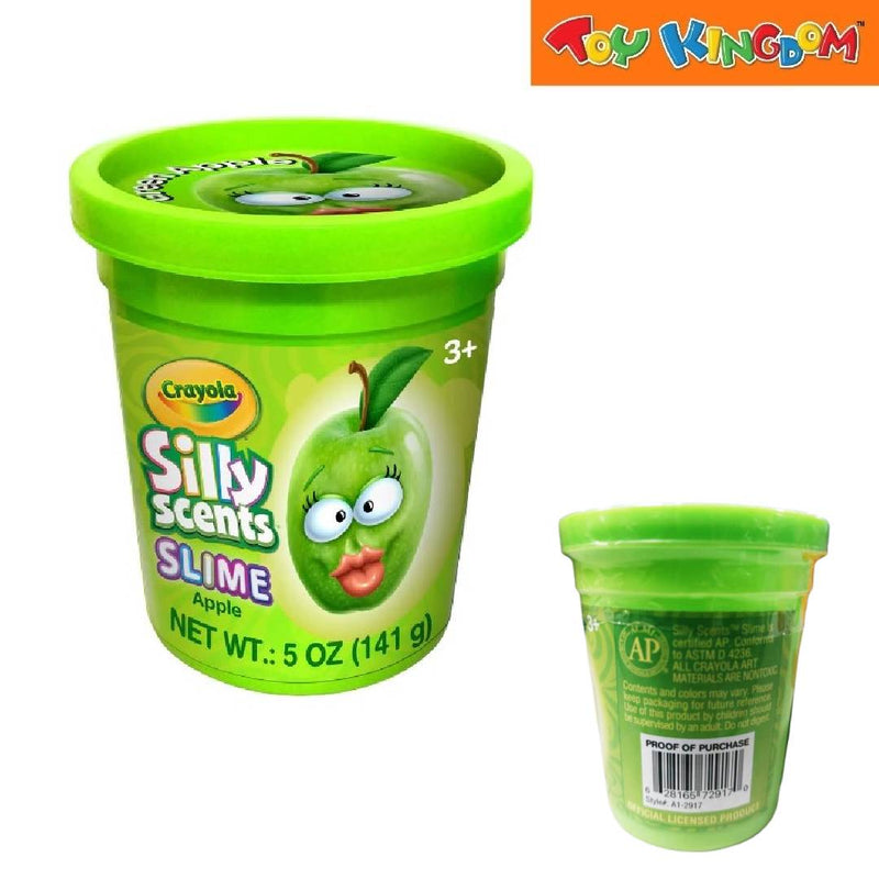 Crayola Silly Scents Apple 5 oz Slime Tub