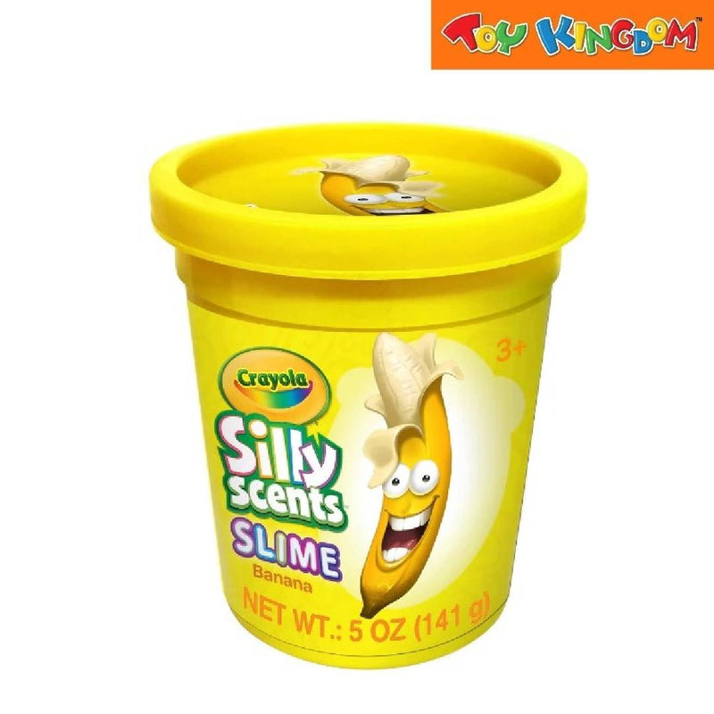 Crayola Silly Scents Banana 5 oz Slime Tub