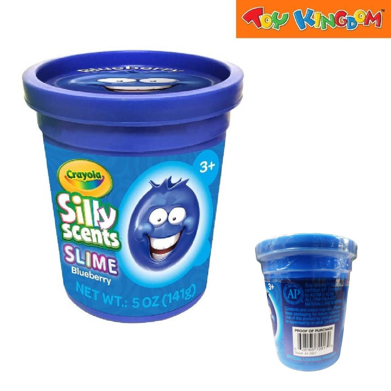 Crayola Silly Scents Blueberry 5 oz Slime Tub