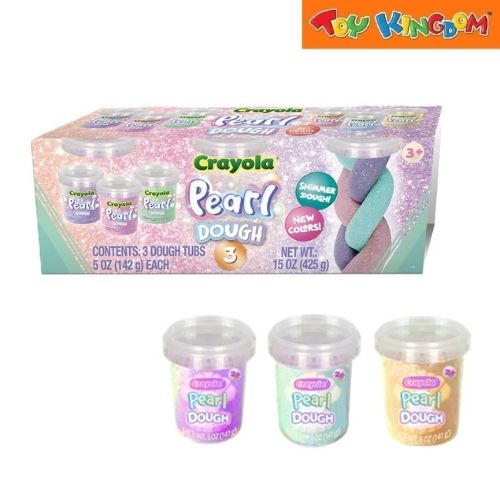 Crayola Pearl Dough 3 Packs 5 oz Silly Scents Tubs