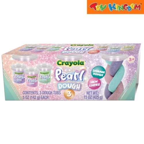 Crayola Pearl Dough 3 Packs 5 oz Silly Scents Tubs