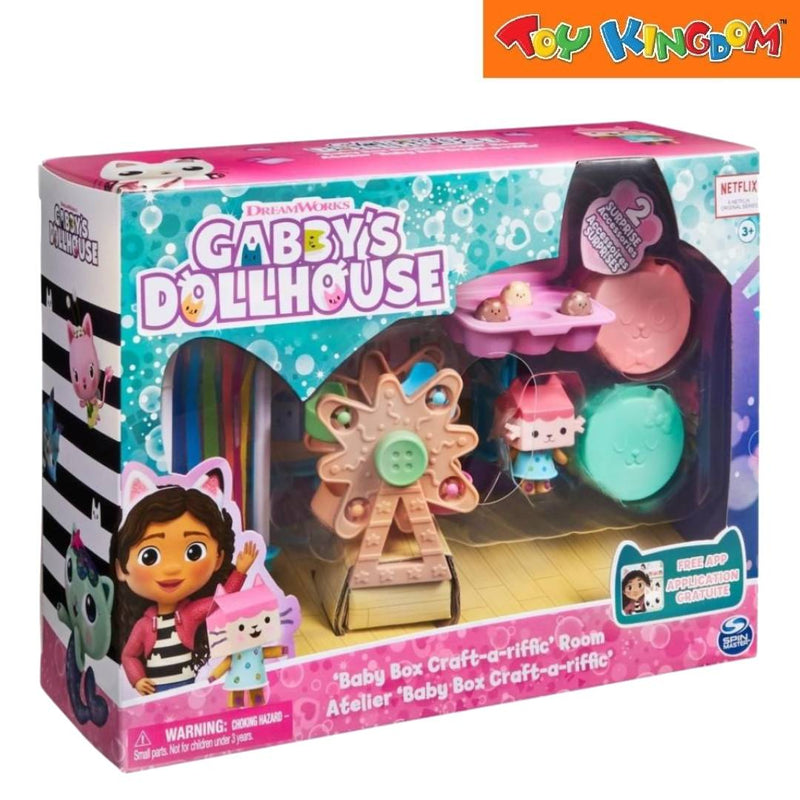 Gabby's Dollhouse Deluxe Series 2 Baby Box Craft A Riffic Room Playset