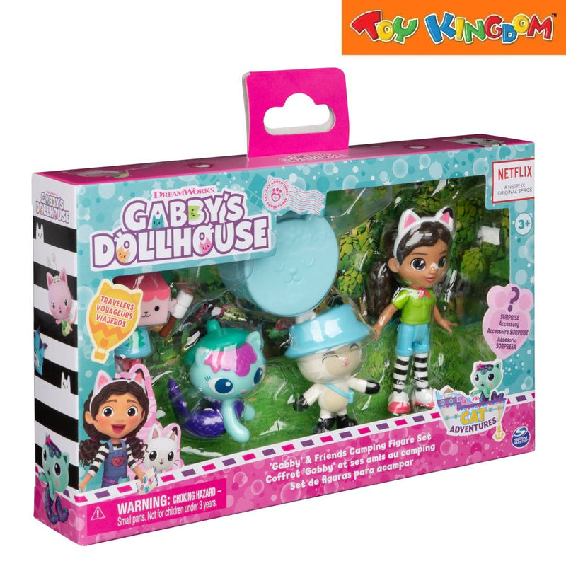 Gabby's Dollhouse Camping Figure Set Gabby & Friends Playset