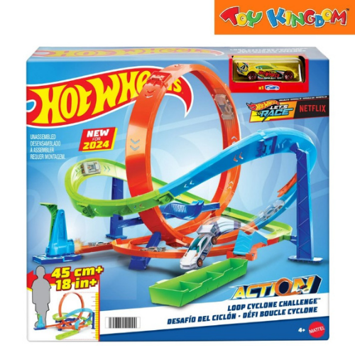 Hot Wheels Action Loop Cyclone Challenge Playset | Toy Kingdom