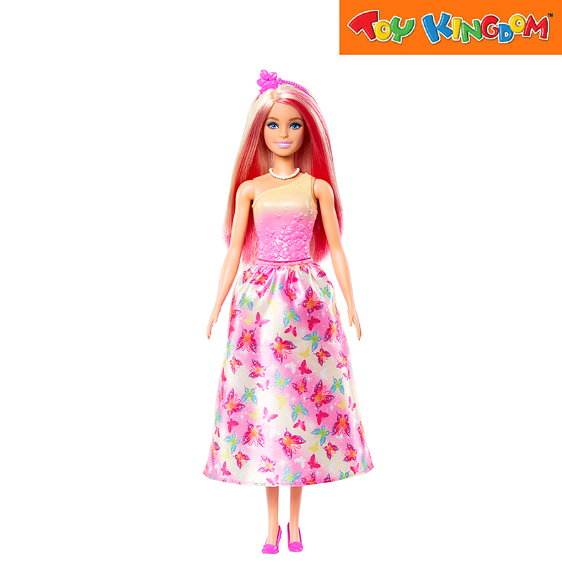 Barbie Pink & Blonde Fantasy Hair Fairytale Royal Doll