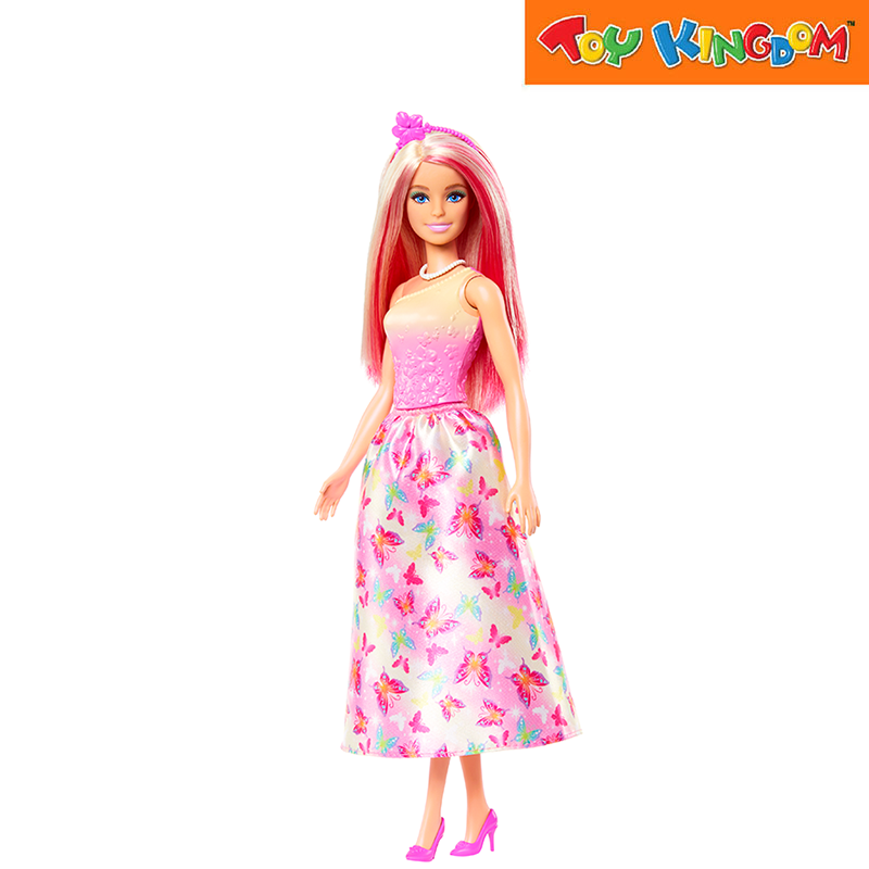 Barbie Pink & Blonde Fantasy Hair Fairytale Royal Doll