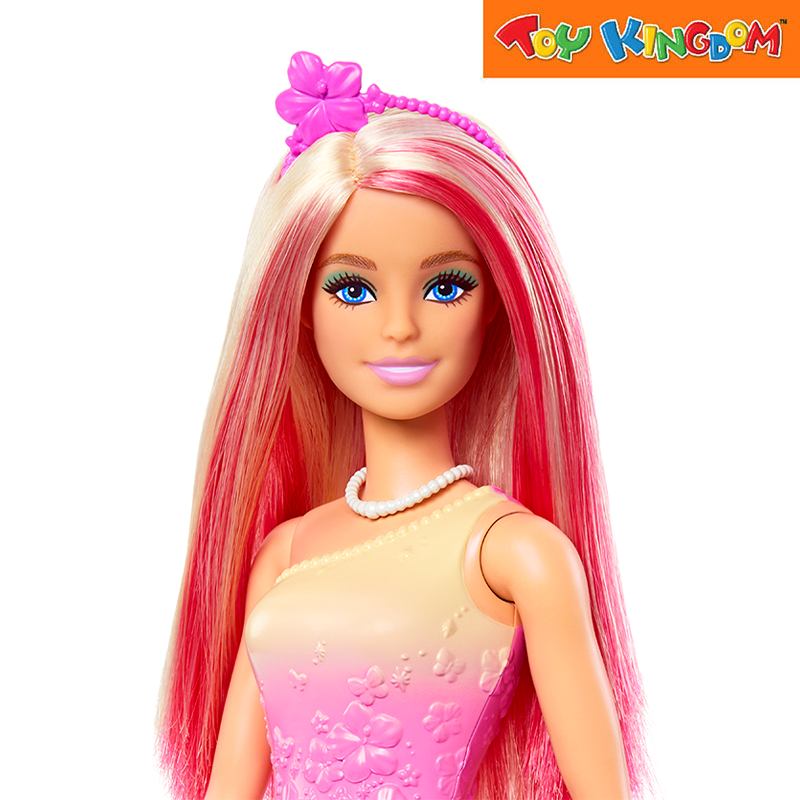 Barbie Pink & Blonde Fantasy Hair Fairytale Royal Doll