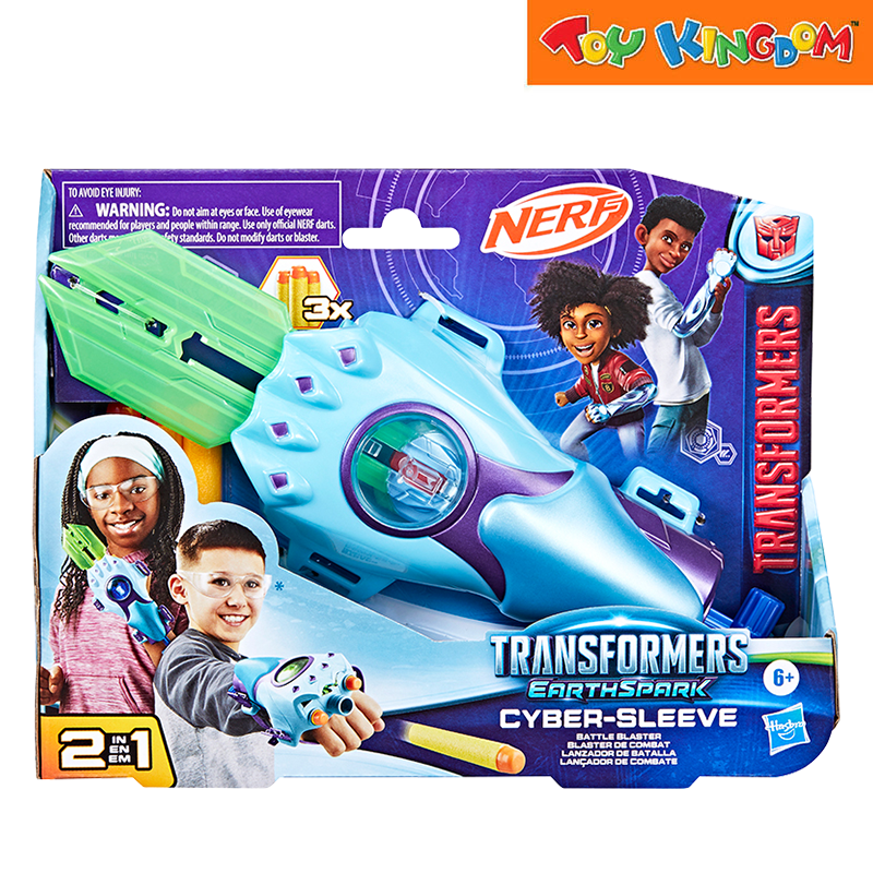 Nerf Transformers EarthSpark Cyber-Sleeve Battle Blaster