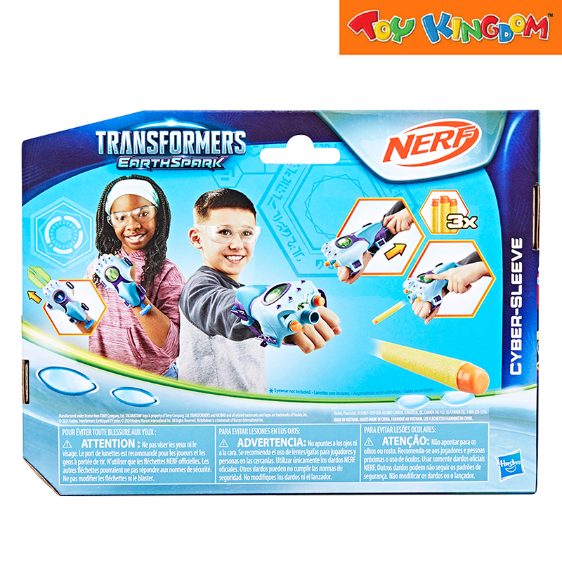 Nerf Transformers EarthSpark Cyber-Sleeve Battle Blaster