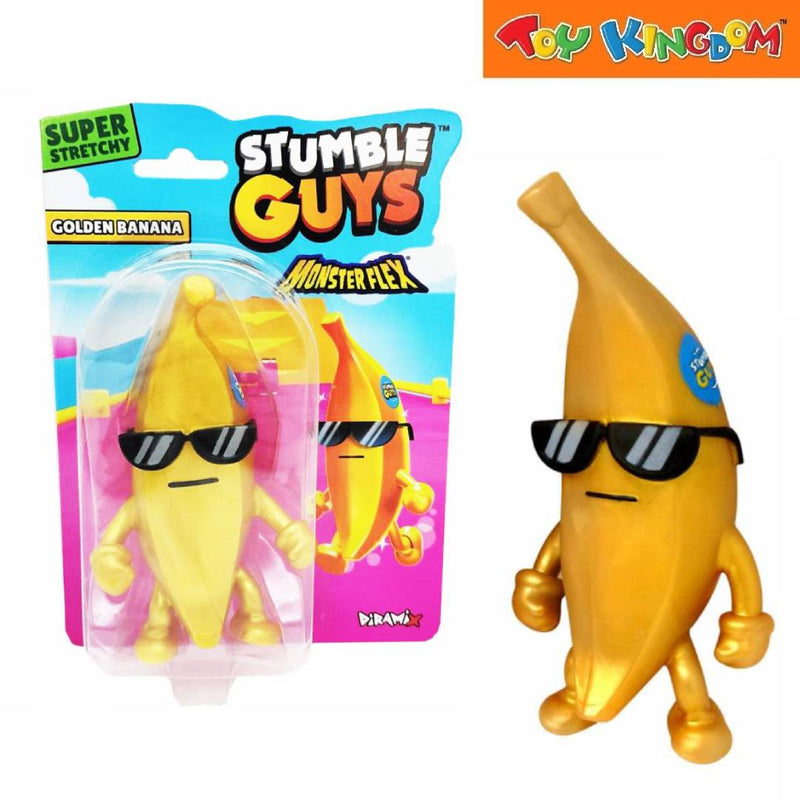 Diramix Monsterflex Stumble Guys S2 Golden Banana Action Figure