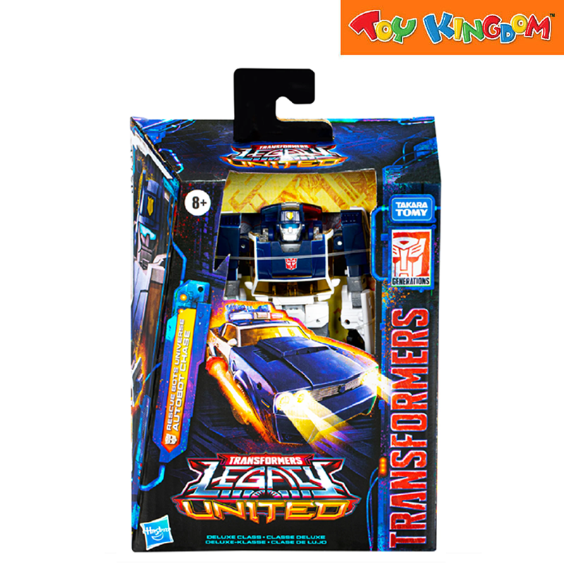 Transformers Generations Legacy United Deluxe Class Rescue Bots Universe Autobot Chase Action Figure