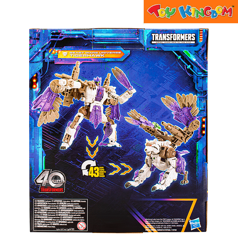 Transformers Generations Legacy United Leader Class Beast Wars Universe TigerHawk Action Figure