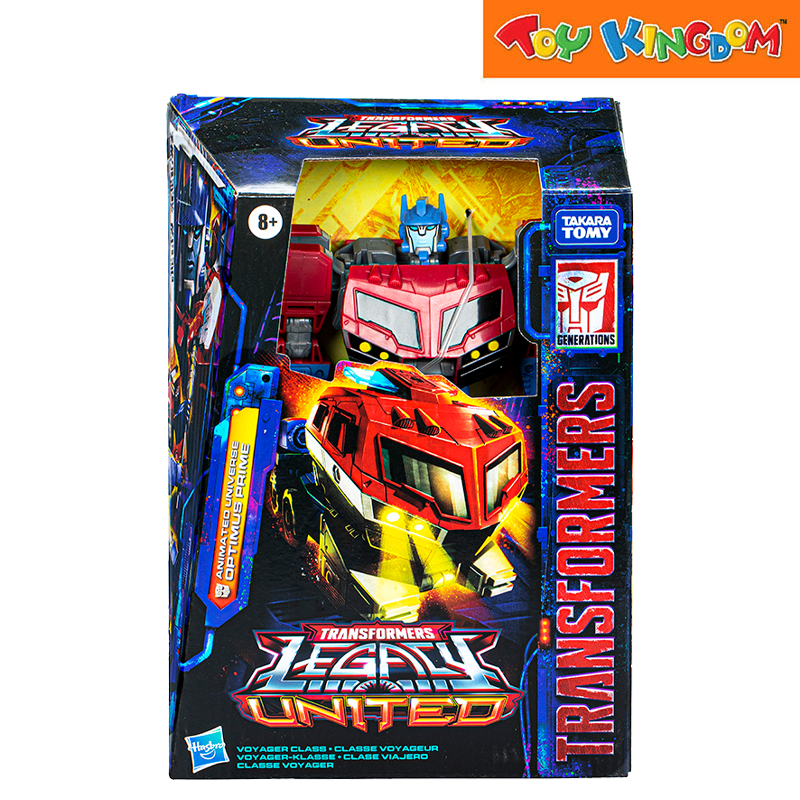 Transformers Generations Legacy United Voyager Class Animated Universe Optimus Prime Action Figure