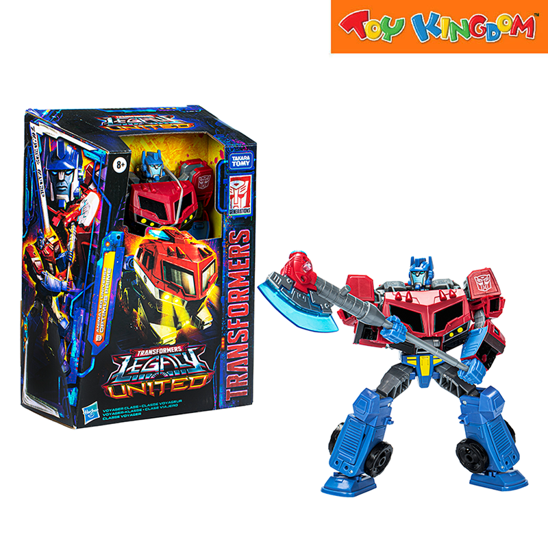 Transformers Generations Legacy United Voyager Class Animated Universe Optimus Prime Action Figure