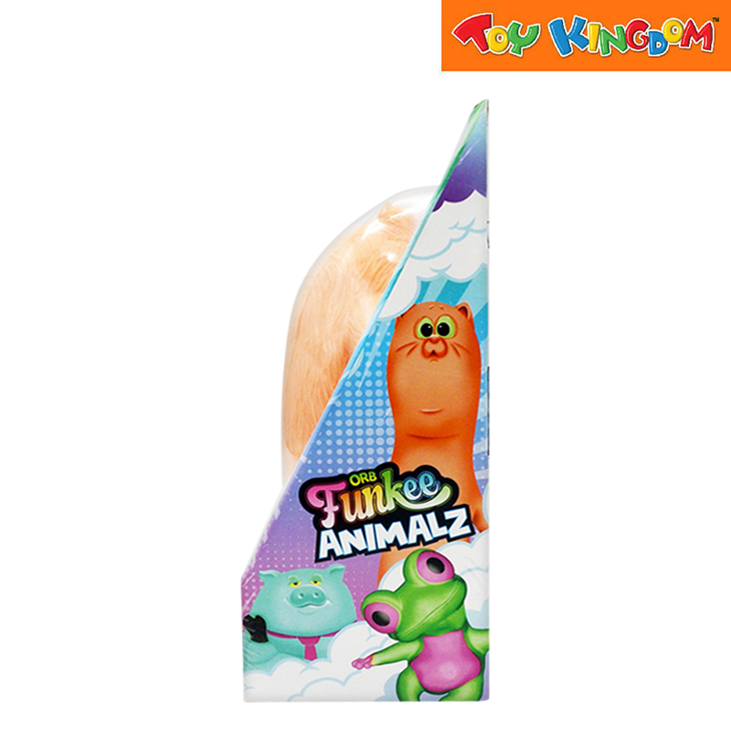 ORB Funkee Animalz Cat Orange Jumbo The Original Squishy Toys