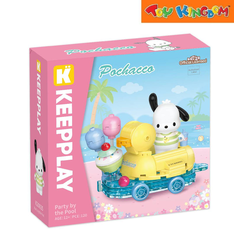 Keepplay Pochacco Party By The Pool 120pcs Building Set