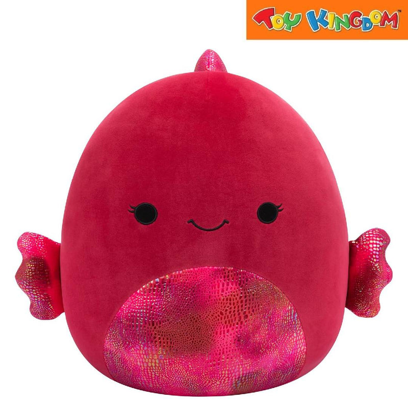 Squishmallows Barella Raspberry Betta Fish  16 inch Plush