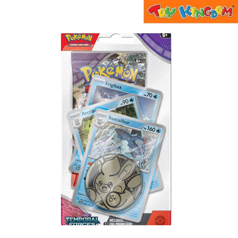 Pokemon SV Temporal Forces Premium Checklane Blister With Foil Promo Card Trading Card Game