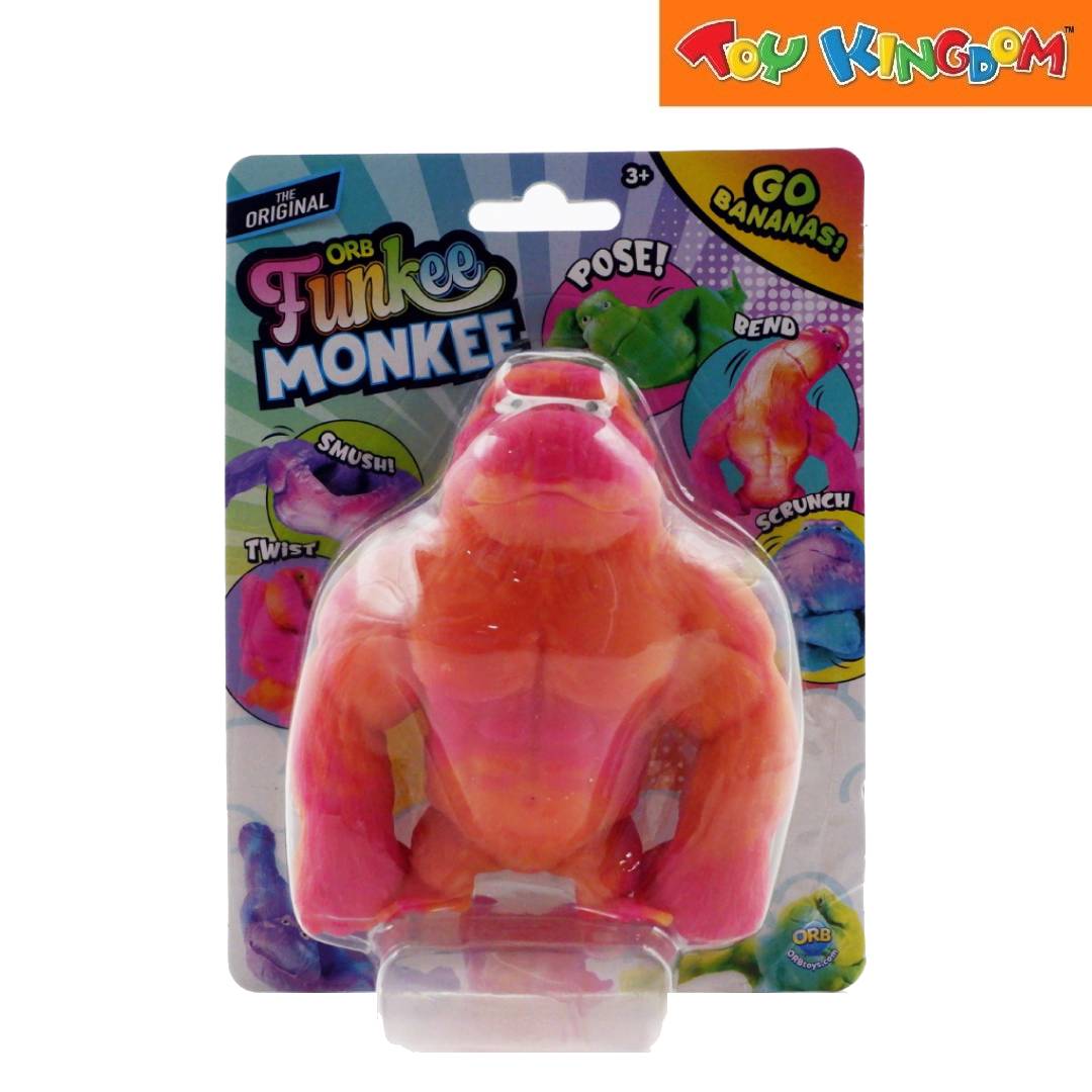 Orb Funkee Monkee Orange Mega Squishy Toys | Toy Kingdom